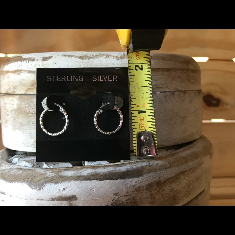 925 Sterling Silver hoops